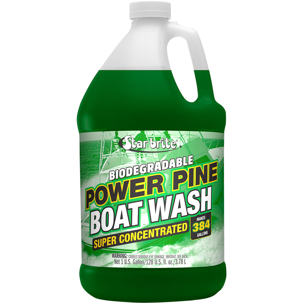 Star brite Power Pine Boat Wash - Concentrated Marine Grade Formula - 1 Gallon - Professional Marine & Fishing Gear