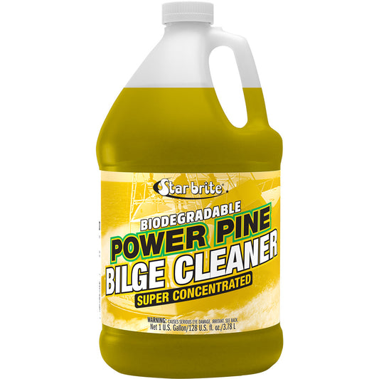 Star brite Concentrated Power Pine Bilge Cleaner - Fresh Pine Scent - 1 Gallon - Professional Marine & Fishing Gear