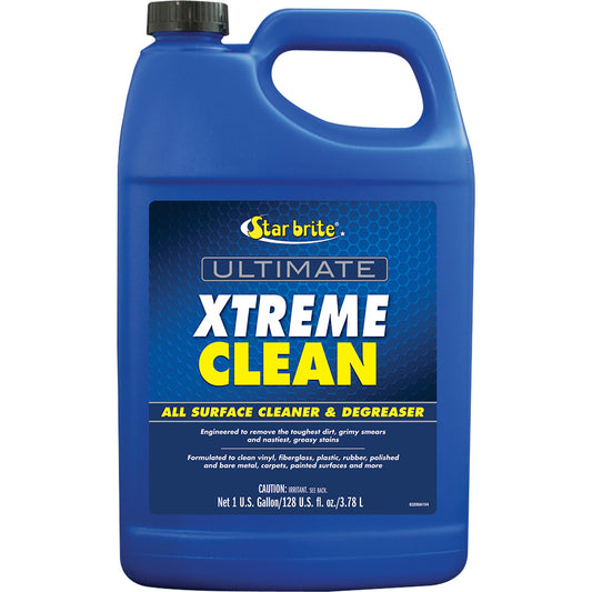 Star brite Ultimate Xtreme Clean - All-Surface Cleaner, Degreaser - 1 Gallon - Professional Marine & Fishing Gear