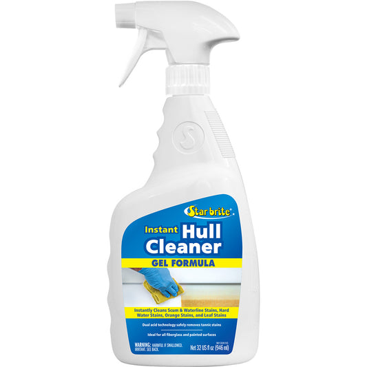 Star brite Instant Hull Cleaner - Easy to Use Gel Formula - 32 oz - Professional Marine & Fishing Gear