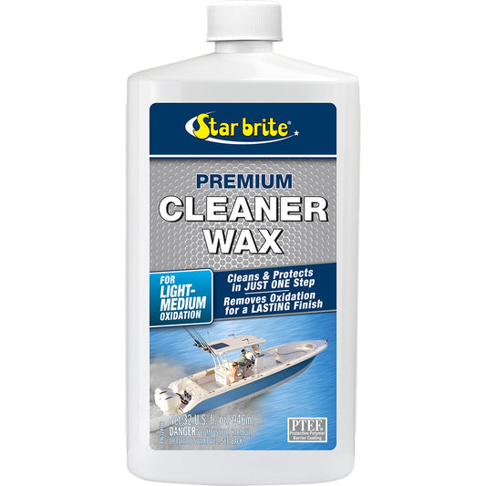 Star brite Premium Cleaner Wax - One-Step - 32 oz - Professional Marine & Fishing Gear