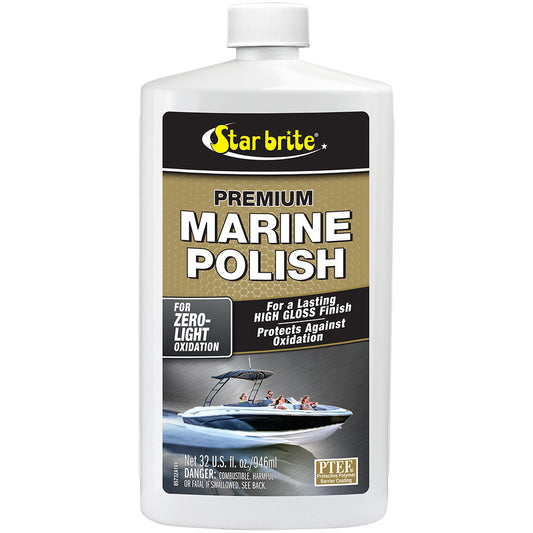 Star brite Premium Marine Polish - UV Protection High Gloss Finish - 32 oz - Professional Marine & Fishing Gear