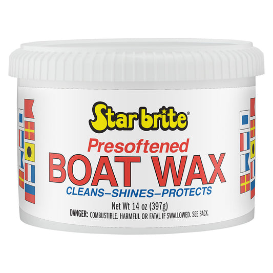 Star brite Presoftened Paste Wax - 14 oz - Professional Marine & Fishing Gear