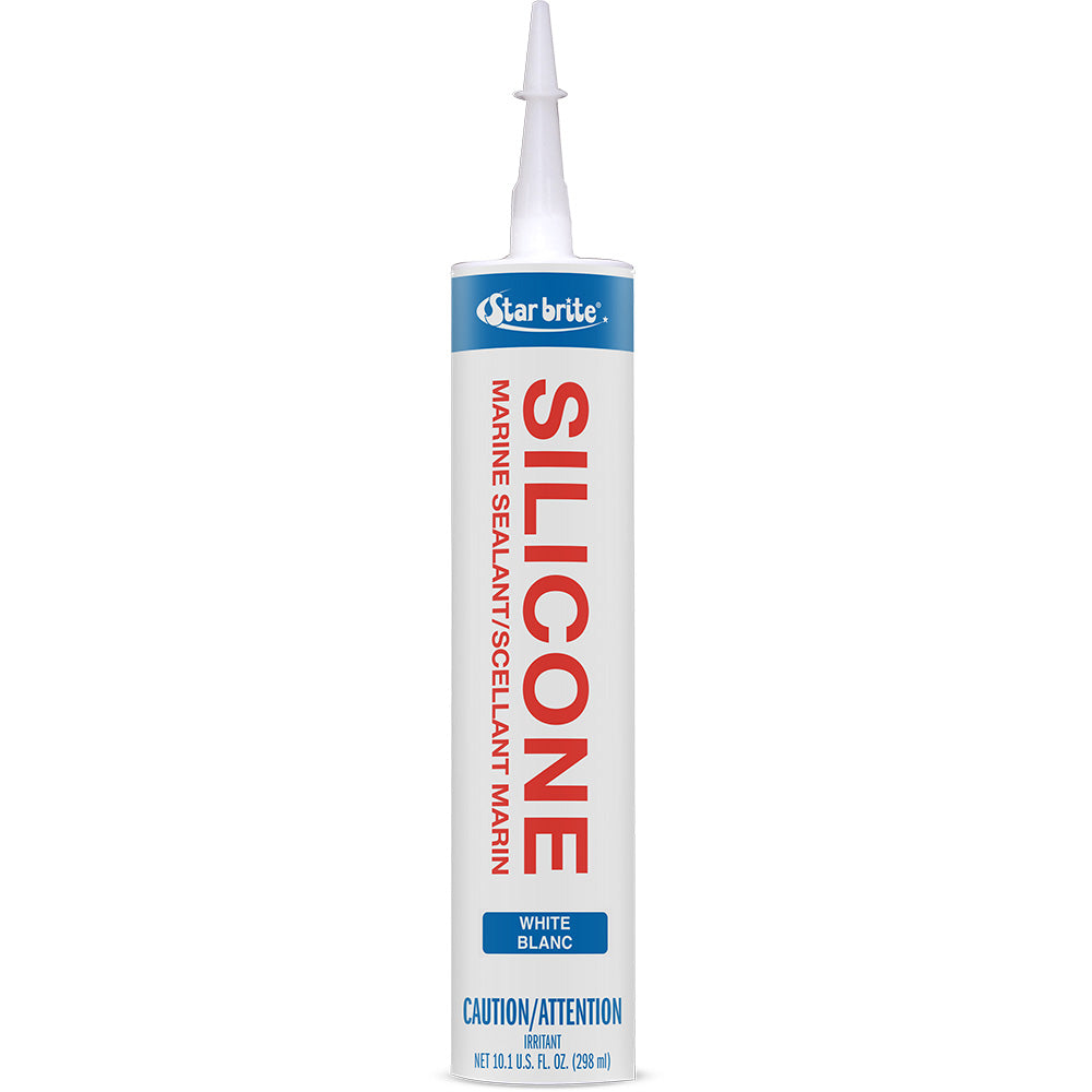Star brite Marine Silicone Sealant - White - 10.3 oz - Professional Marine & Fishing Gear