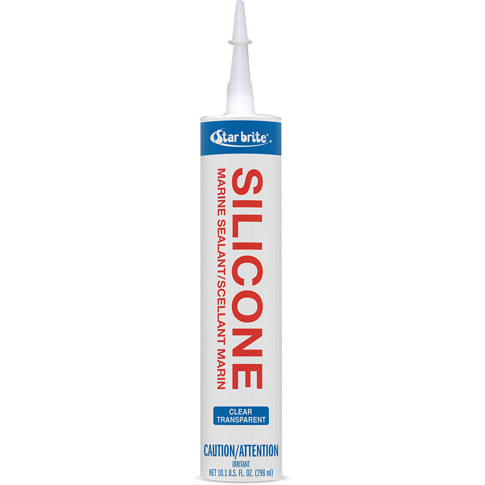 Star brite Marine Silicone Sealant - Clear - 10.3 oz - Professional Marine & Fishing Gear