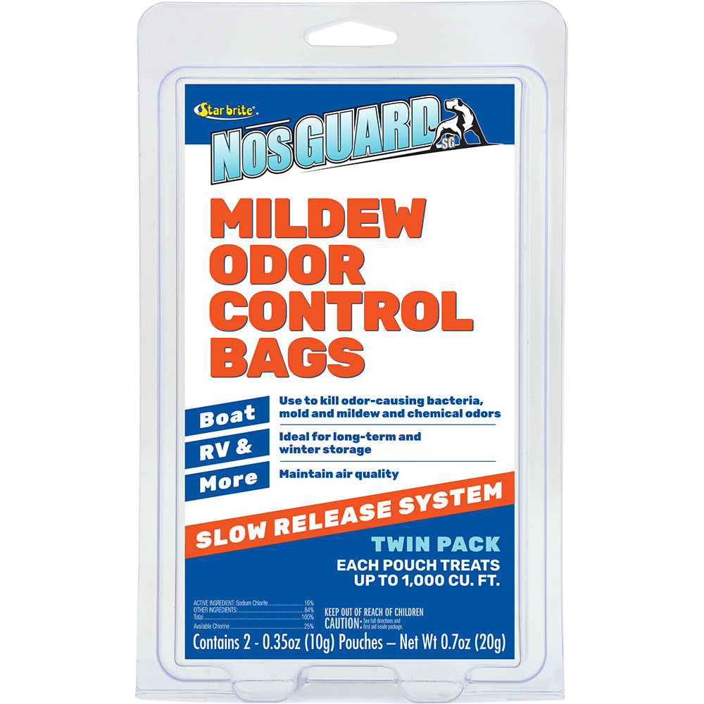 Star brite NosGUARD Mildew Odor Control Bags Slow Release System *2-Pack - Professional Marine & Fishing Gear