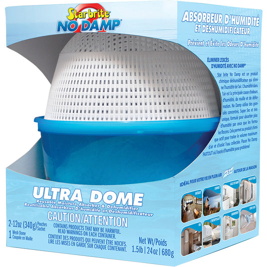 Star brite No Damp Ultra Dome Absorber Dehumidifier - 24 oz - Professional Marine & Fishing Gear