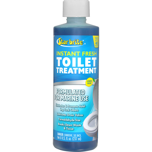 Star brite Instant Fresh Toilet Treatment - Lemon Scent - 8 oz *6 Pack - Professional Marine & Fishing Gear