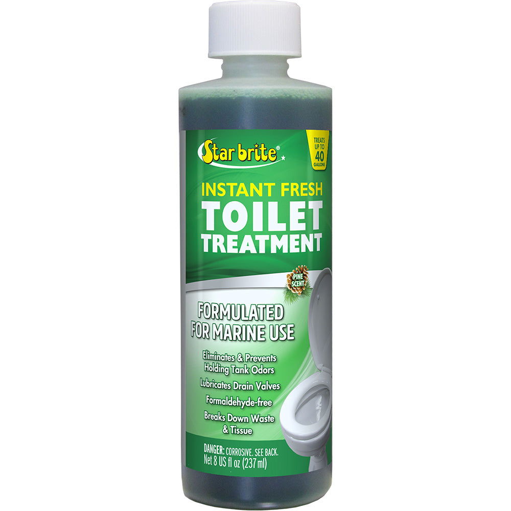 Star brite Instant Fresh Toilet Treatment - Pine Scent - Biodegradable Formula - 8 oz *6 Pack - Professional Marine & Fishing Gear