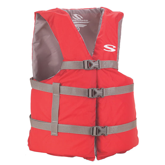 Stearns Adult Classic Red PFD Life Vest - Universal - Professional Marine & Fishing Gear