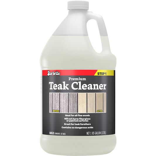 Star brite Premium Teak Cleaner - 1 Gallon - Professional Marine & Fishing Gear