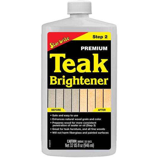 Star brite Premium Teak Brightener - 32 oz - Professional Marine & Fishing Gear