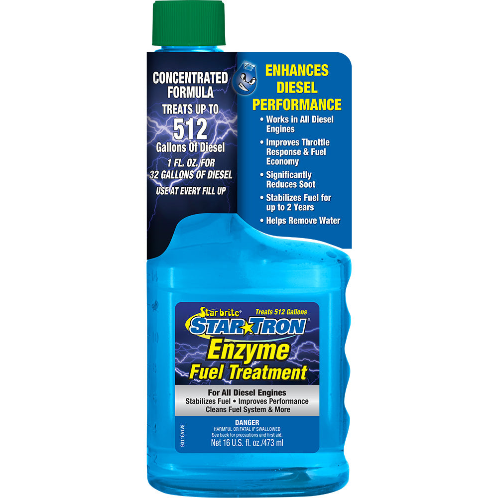 Star brite Star-Tron Diesel Enzyme Fuel Treatment - 16 oz - Professional Marine & Fishing Gear