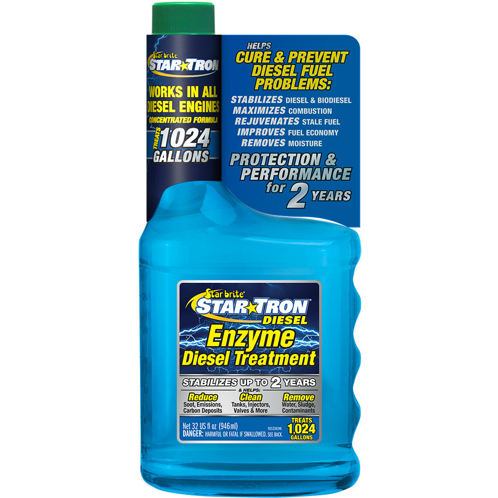 Star Brite Star-Tron Diesel Enzyme Fuel Treatment - 32 oz - Professional Marine & Fishing Gear
