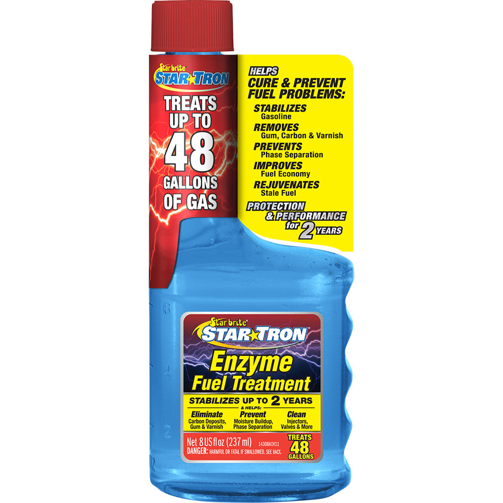 Star brite Star-Tron Enzyme Fuel Treatment - Small Engine Formula - 8 oz - Professional Marine & Fishing Gear