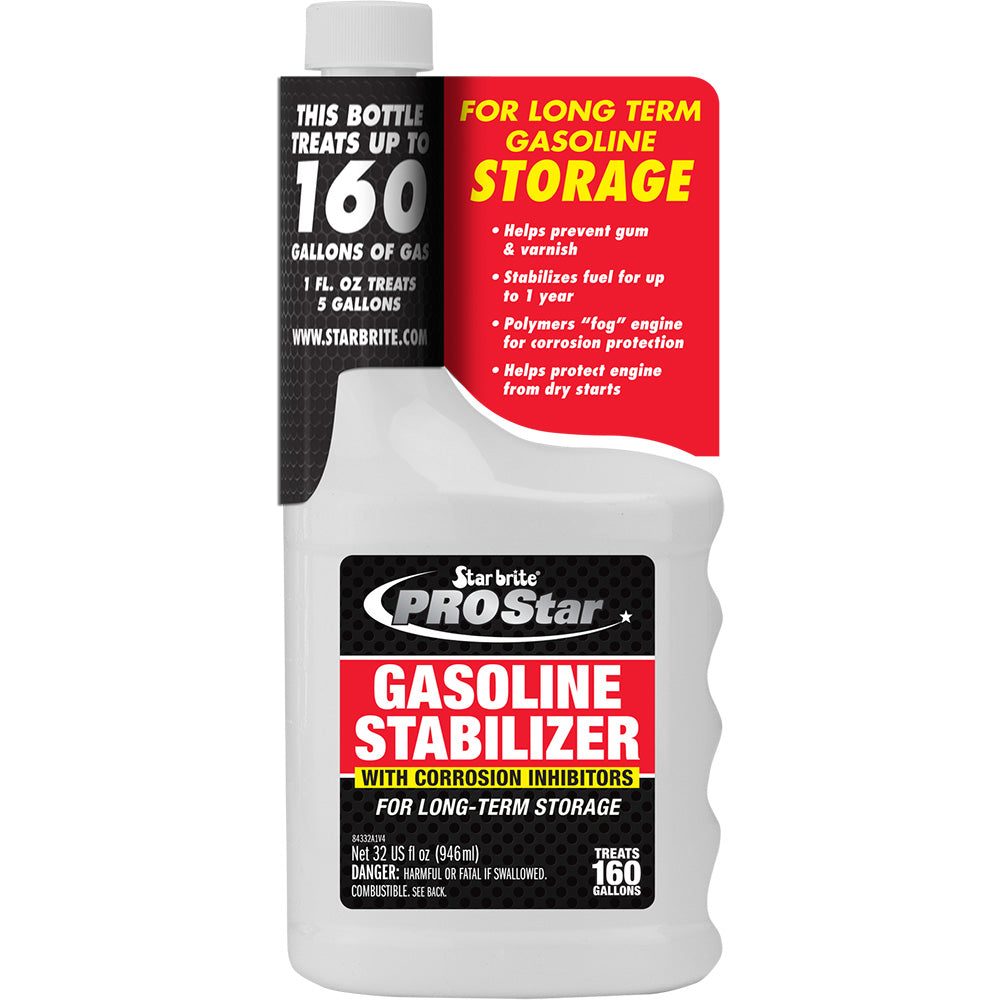 Star brite PRO Star Gas Stabilizer w/Corrosion Inhibitors - 32 oz - Professional Marine & Fishing Gear