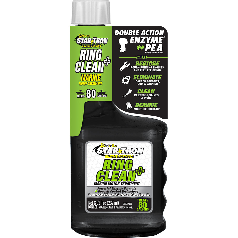 Star brite Star-Tron Ring Clean+ Fuel Injector Cleaner - 8 oz - Professional Marine & Fishing Gear