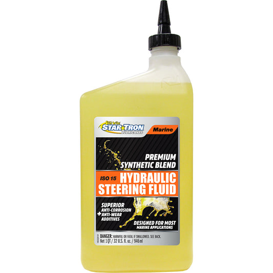 Star brite Hydraulic Steering Fluid - ISO 15 Marine Synthetic Blend - 32 oz - Professional Marine & Fishing Gear