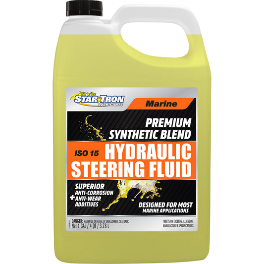 Star brite Hydraulic Steering Fluid - ISO 15 Marine Synthetic Blend - 1 Gallon - Professional Marine & Fishing Gear