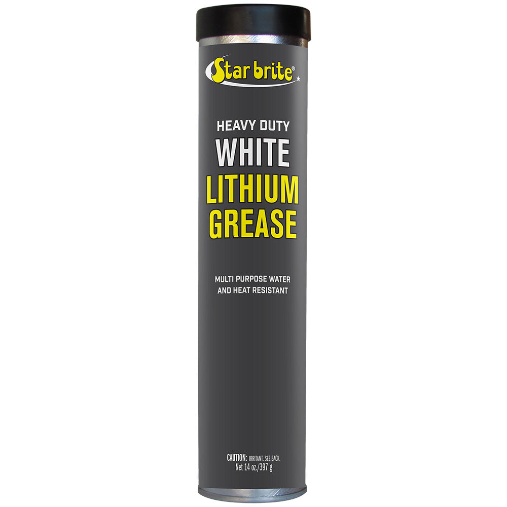 Star brite Heavy-Duty White Lithium Grease - 14 oz - Professional Marine & Fishing Gear
