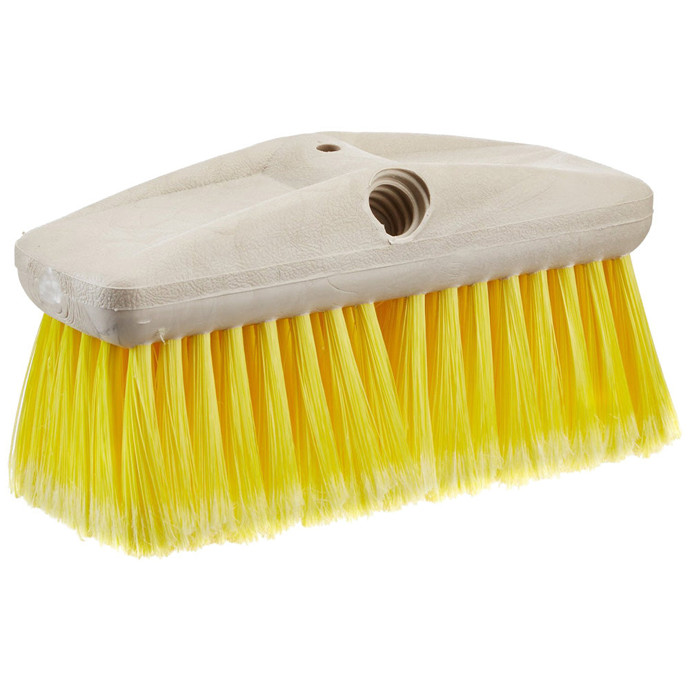 Star brite 8" Soft Bristle Wash Brush - Extend-A-Brush Compatible - Yellow - Professional Marine & Fishing Gear