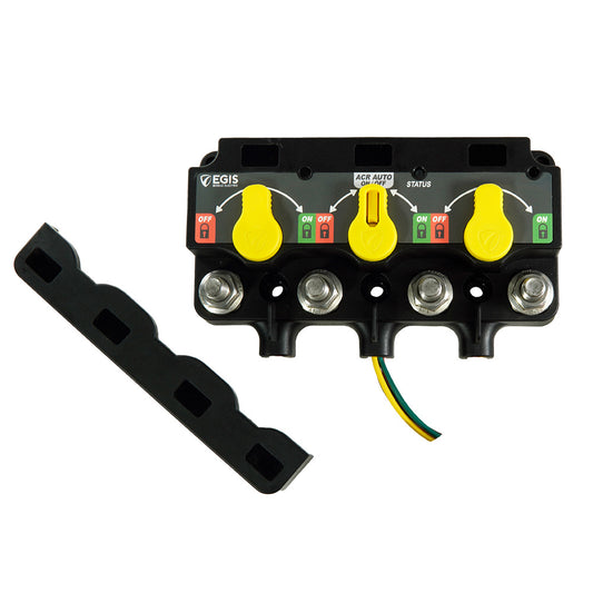 Egis XD Series Triple Flex 2 Relay/VSR/Relay w/Knobs - 12 P DT - Professional Marine & Fishing Gear