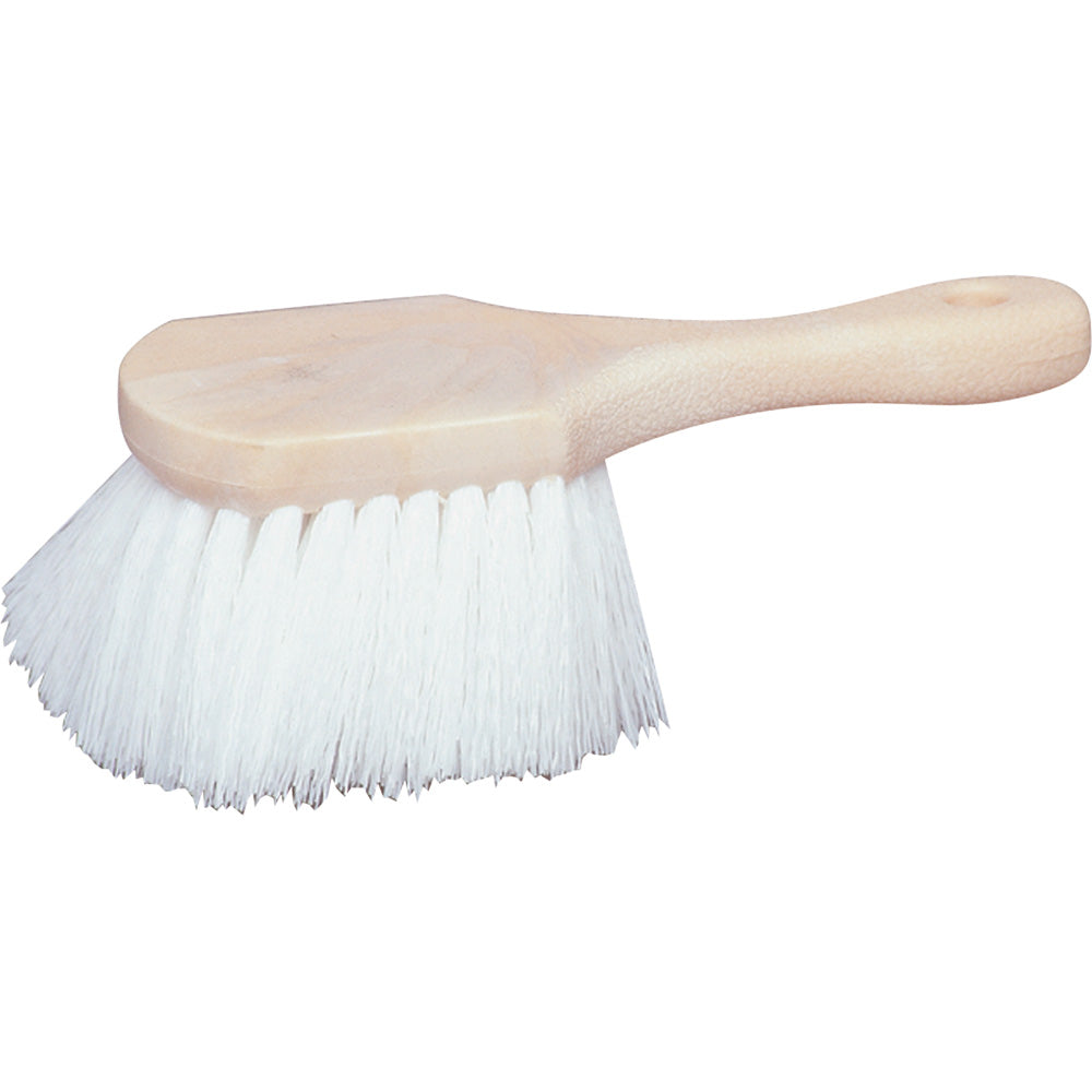 Star brite Marine-Grade Short Handle Scrub Brush Durable Star Prene Fiber - Professional Marine & Fishing Gear