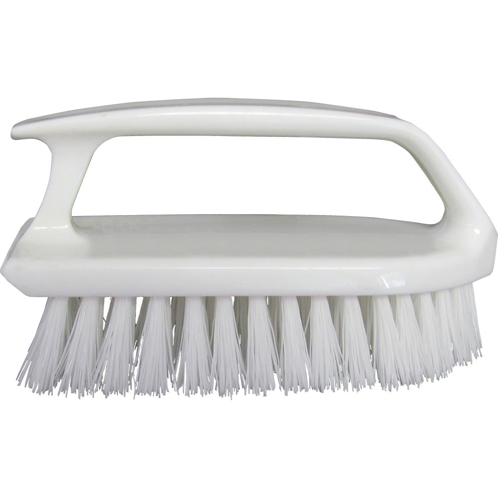 Star brite Heavy-Duty Hand Scrub Brush - 6" Stiff Bristle Cleaning Tool - Professional Marine & Fishing Gear
