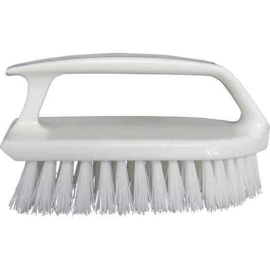 Star brite Heavy-Duty Hand Scrub Brush - 6" Stiff Bristle Cleaning Tool - Professional Marine & Fishing Gear