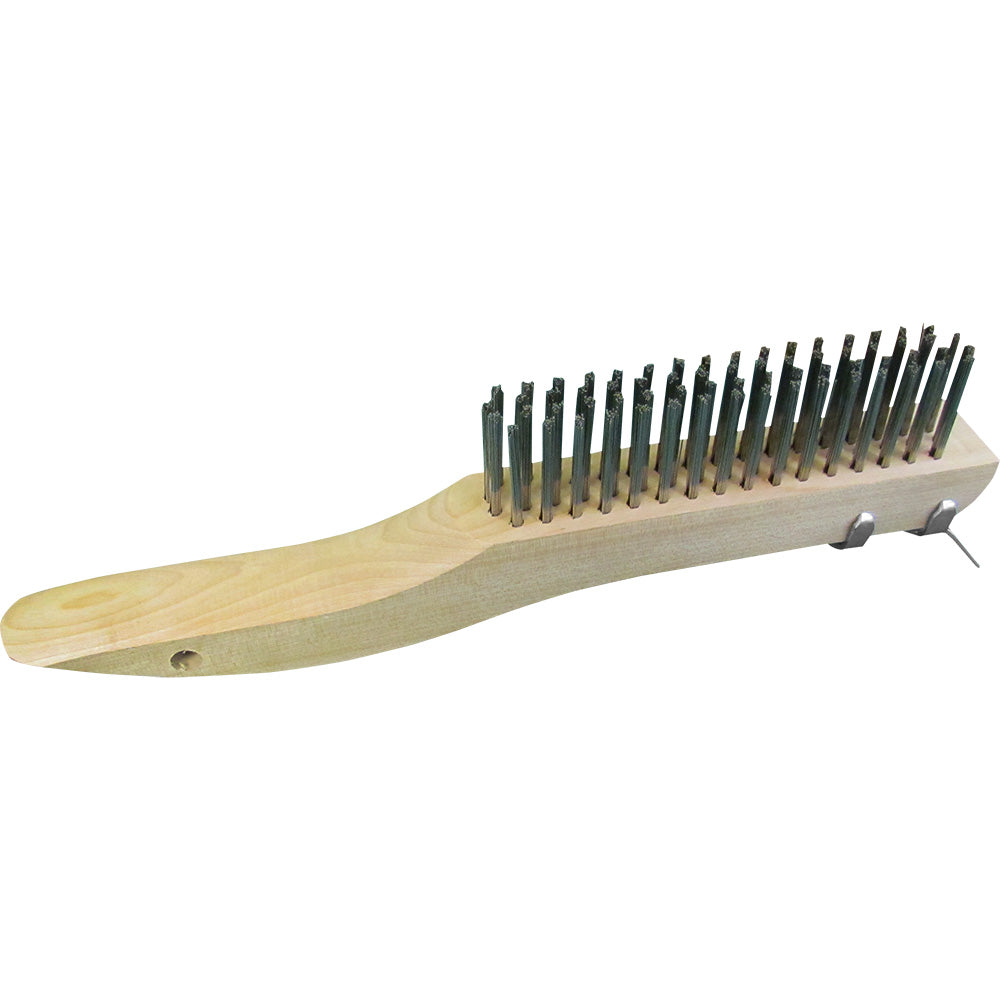 Star brite 10.5" Stainless Steel Bristle Brush w/Scraper - Professional Marine & Fishing Gear