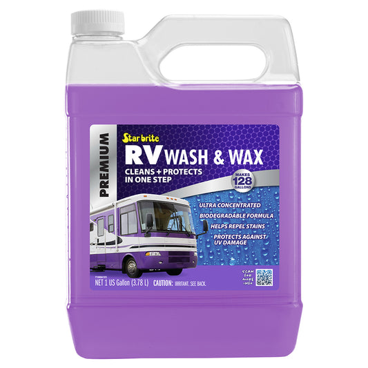 Star brite Premium RV Wash Wax - 1 Gallon - Professional Marine & Fishing Gear