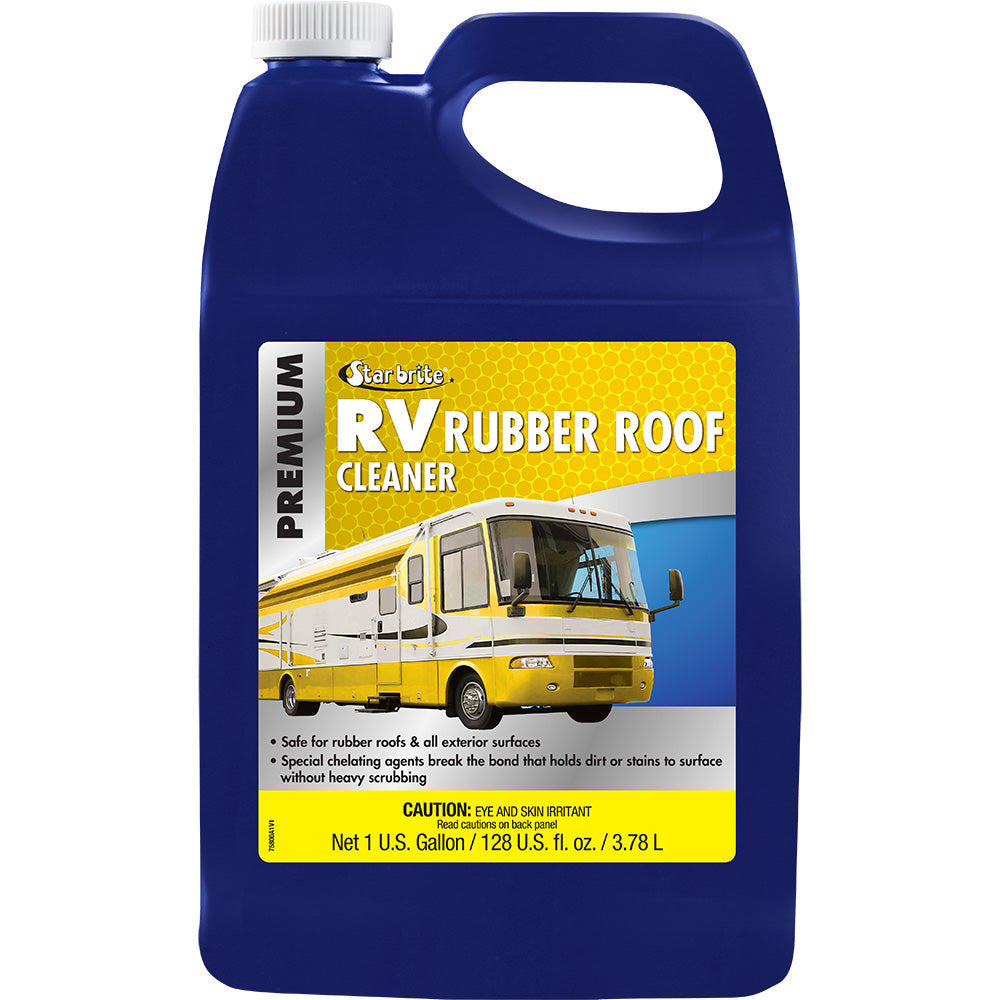 Star brite Premium RV Rubber Roof Cleaner - 1 Gallon - Professional Marine & Fishing Gear
