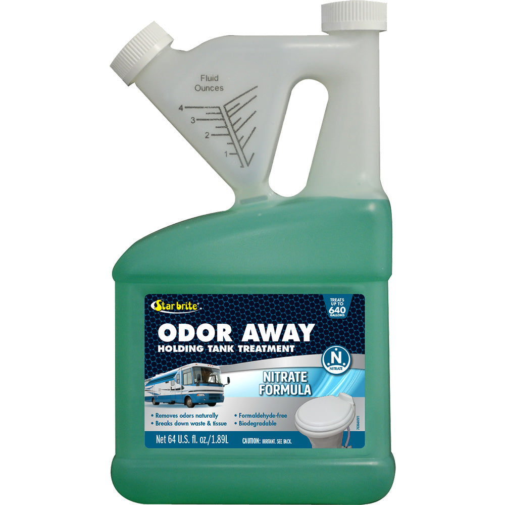 Star brite Odor Away Holding Tank Treatment - Nitrate Formula - 64 oz - Professional Marine & Fishing Gear