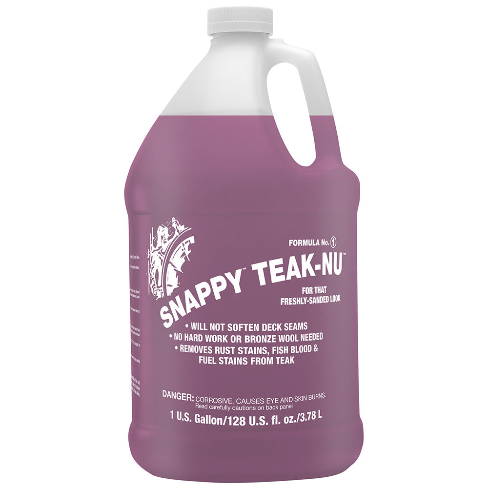 Snappy Teak-Nu Formula No. 1 - 1 Gallon - Professional Marine & Fishing Gear