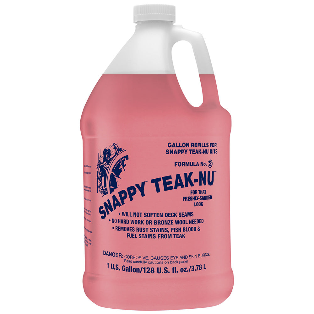 Snappy Teak-Nu Formula No. 2 - 1 Gallon - Professional Marine & Fishing Gear