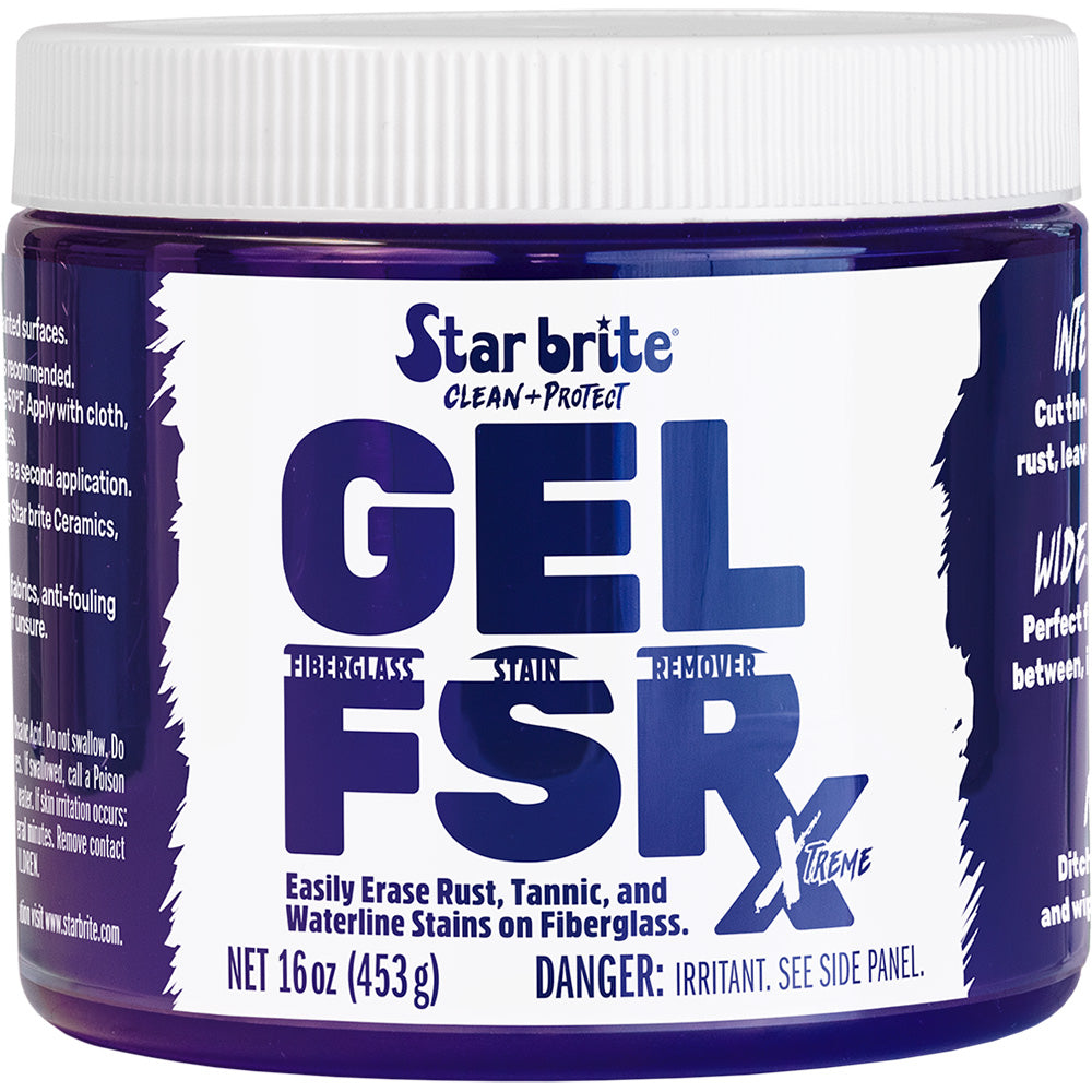 Star brite GEL FSR Xtreme Fiberglass Stain Remover - 16 oz - Professional Marine & Fishing Gear