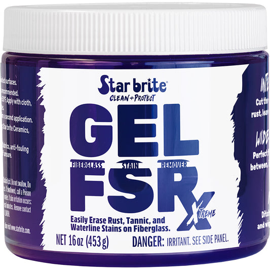 Star brite GEL FSR Xtreme Fiberglass Stain Remover - 16 oz - Professional Marine & Fishing Gear