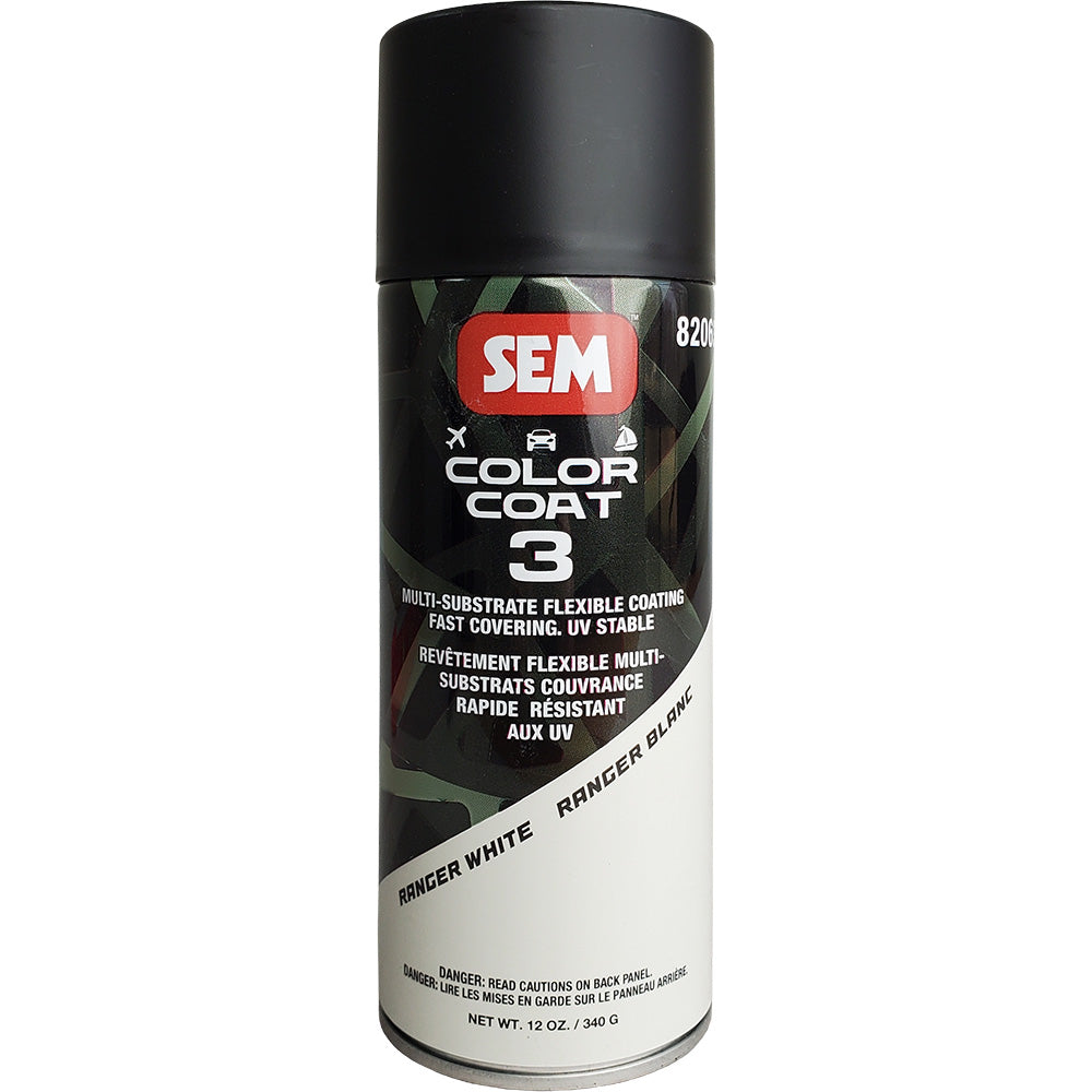 SEM Color Coat 3 - Ranger White - 12 oz - Professional Marine & Fishing Gear