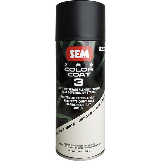 SEM Color Coat 3 - Ranger Off-White - 12 oz - Professional Marine & Fishing Gear