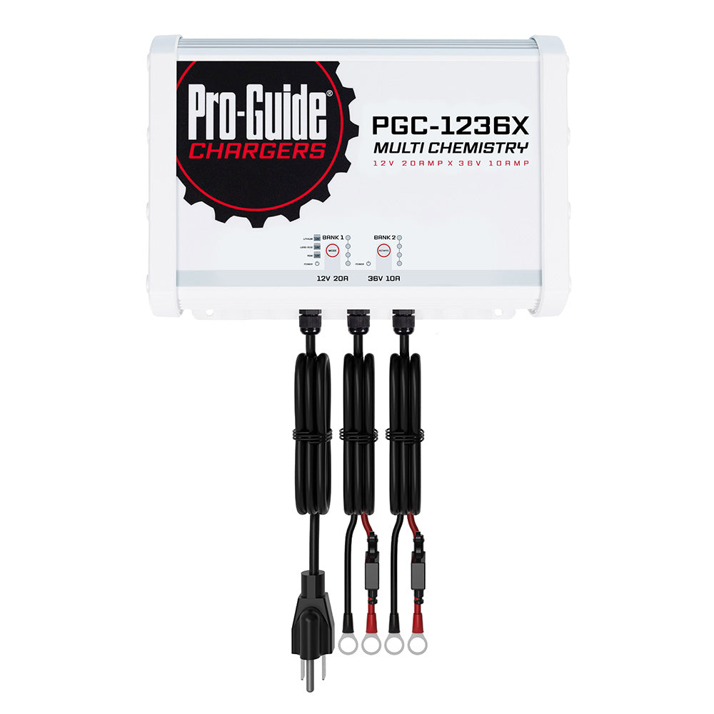 Pro-Guide 2 Bank On-Board Battery Charger - (1) 12V / (1) 36V - 30-Amp - Professional Marine & Fishing Gear