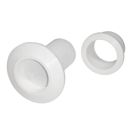 T-H Marine Recessed Flapper Scupper Drains - White - Professional Marine & Fishing Gear