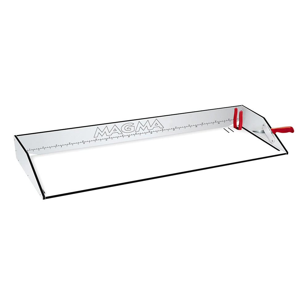 Magma First Mate Cutting Serving Table w/Engraved Ruler - 31" Long x 12.5" Deep x 3 7/8" High - Professional Marine & Fishing Gear
