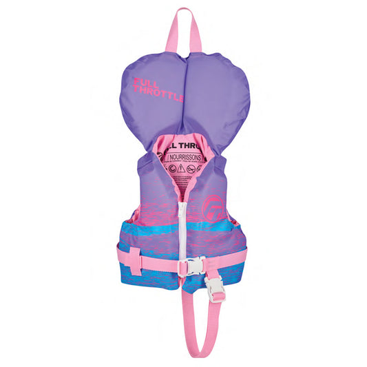 Full Throttle Nylon Life Jacket - Infant - Purple/Pink - Professional Marine & Fishing Gear