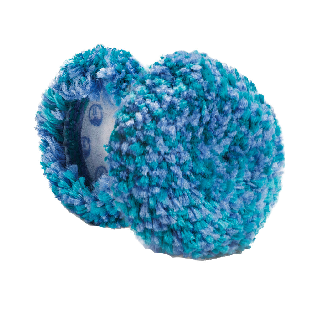 Lake Country Marine Blue/Teal Medium Cut Wool Pad - 3" x .75" - Professional Marine & Fishing Gear