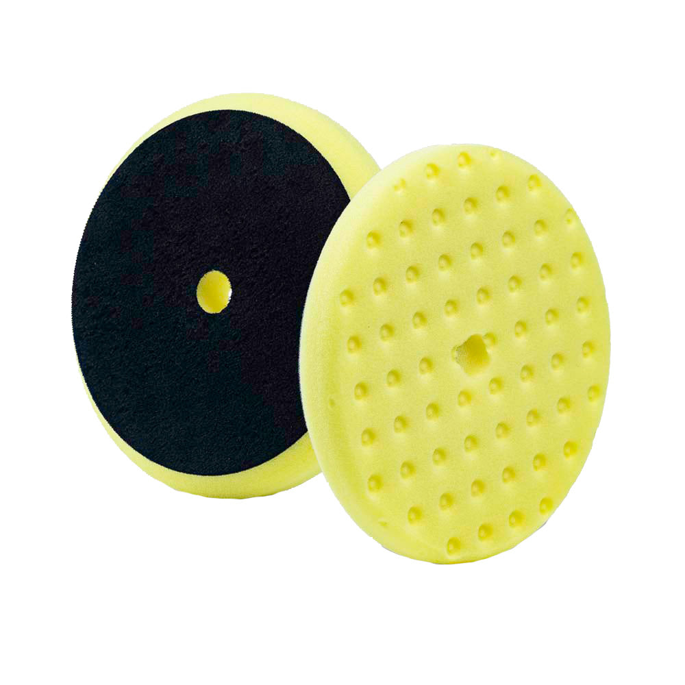 Lake Country Yellow Foam Cutting Pad w/CCS Technology 8" x 1 1/4" - Professional Marine & Fishing Gear