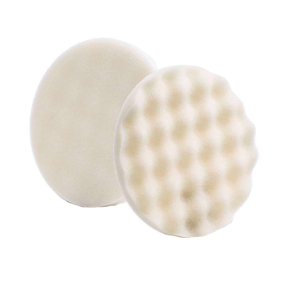Lake Country White Compounding Waffle Pro Pad 8" x 7/8" *2-Pack - Professional Marine & Fishing Gear