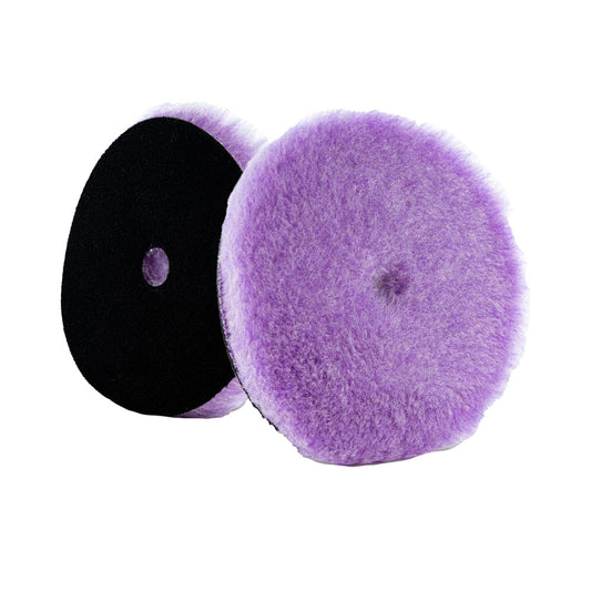Lake Country Purple Foamed Wool Buffing/Polishing Pad 6.5" x .75" - Professional Marine & Fishing Gear
