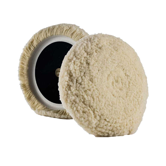 Lake Country Curved Edge 100% Steamed Twisted Wool Pad 7.5" x 1.5" - Professional Marine & Fishing Gear