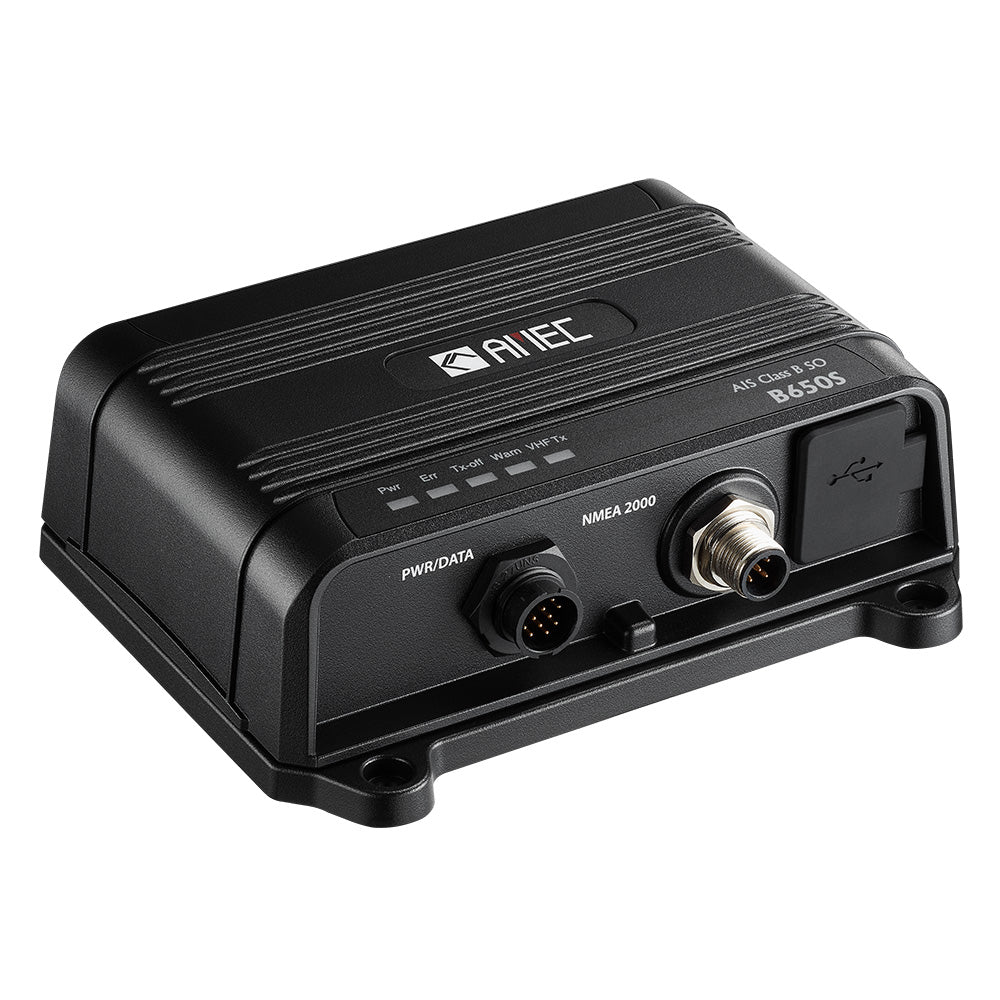 AMEC B650S Class B AIS Transceiver w/VHF Antenna Splitter - 5W-SOTDMA, NMEA 2000, NMEA 0183, USB - Professional Marine & Fishing Gear