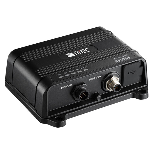 AMEC B650WS Class B AIS Transceiver w/WI-FI VHF Antenna Splitter - 5W-SOTDMA, NMEA 2000, NMEA 0183, USB - Professional Marine & Fishing Gear